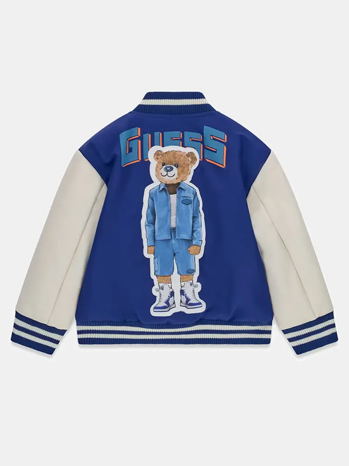 Παιδικό Μπουφάν Guess SATIN&PU PADDED LS BOMBER ΜΠΟΥΦΑΝ ΠΑΙΔΙΚΟ BOY