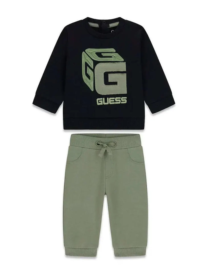 Παιδικό Σετ Guess SET FLEECE LS ACTIVE TOP + AC ΣΕΤ ΠΑΙΔΙΚΟ BOY