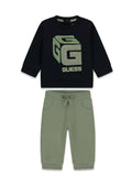 Παιδικό Σετ Guess SET FLEECE LS ACTIVE TOP + AC ΣΕΤ ΠΑΙΔΙΚΟ BOY