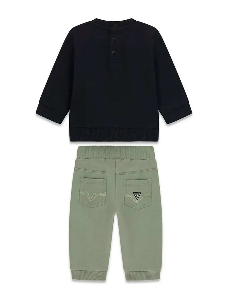 Παιδικό Σετ Guess SET FLEECE LS ACTIVE TOP + AC ΣΕΤ ΠΑΙΔΙΚΟ BOY