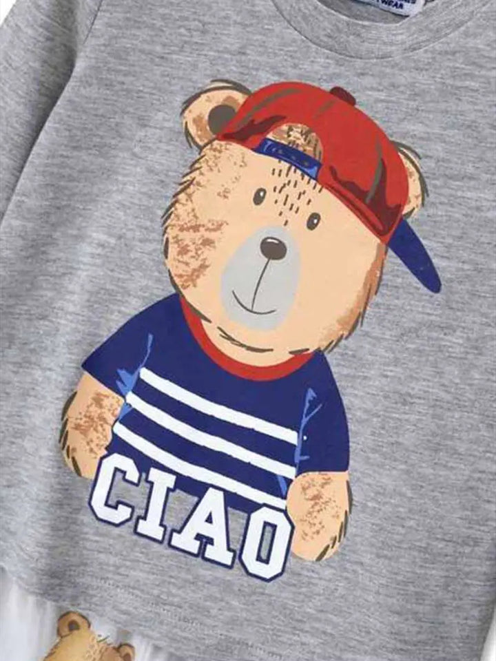Βρεφική Πιτζάμα Original Marines GOOD NIGHT DGP0446NM PIGIAMA G/COLLO ML JERSEY