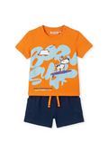 Παιδικό Σετ Original Marines FR PALM BEACH DGP0389NM SET G/COLLO MM+PANT JERSEY