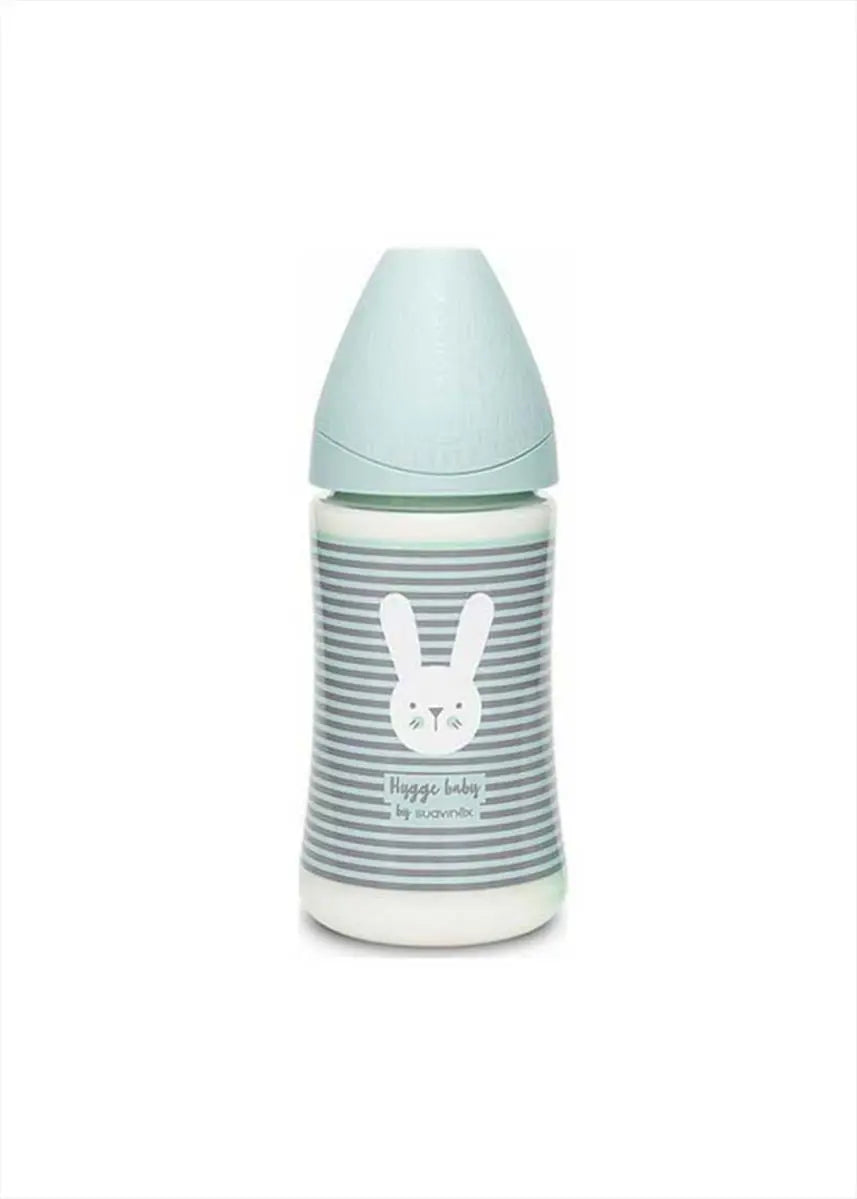 Μπιμπερό Πλαστικό Hygge Whiskers Green 270 Ml Από Θηλή Σιλικόνης Suavinex