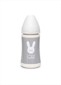 Μπιμπερό Πλαστικό Hygge Whiskers Grey 270 Ml Από Θηλή Σιλικόνης Suavinex