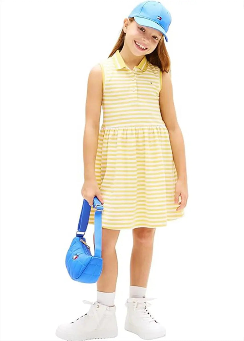Παιδικό Φόρεμα Tommy Hilfiger POLO DRESS SLVLS
