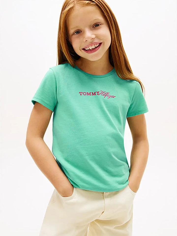 Παιδική Μπλούζα Tommy Hilfiger TOMMY SCRIPT TEE SS
