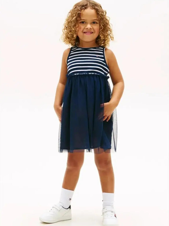 Παιδικό Φόρεμα Tommy Hilfiger LG COMBI TULLE DRESS