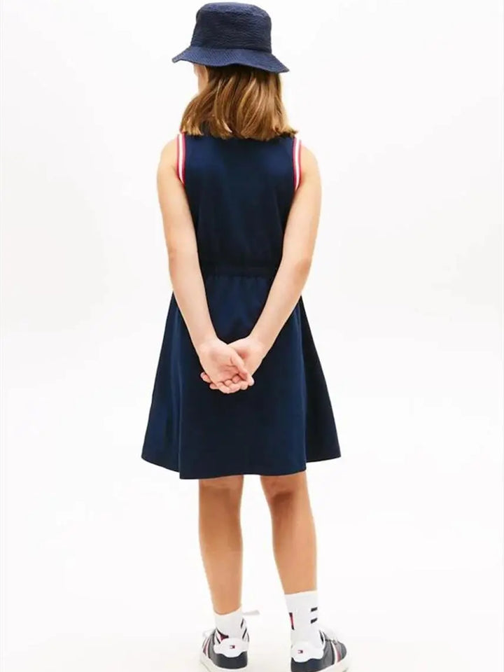 Παιδικό Φόρεμα Tommy Hilfiger WAVY FLAG DRESS SLVLS
