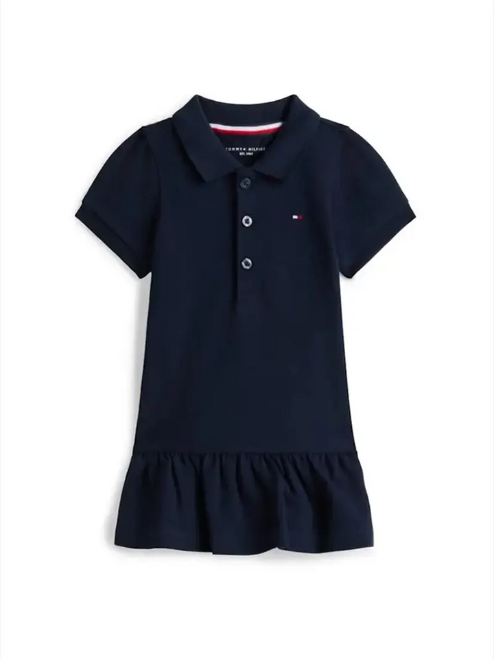 Παιδικό Φόρεμα Tommy Hilfiger PIQUE POLO DRESS SS