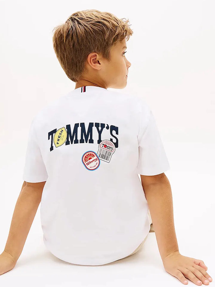 Παιδική Μπλούζα Tommy Hilfiger STICKER PRINT GRAPHIC T-SHIRT