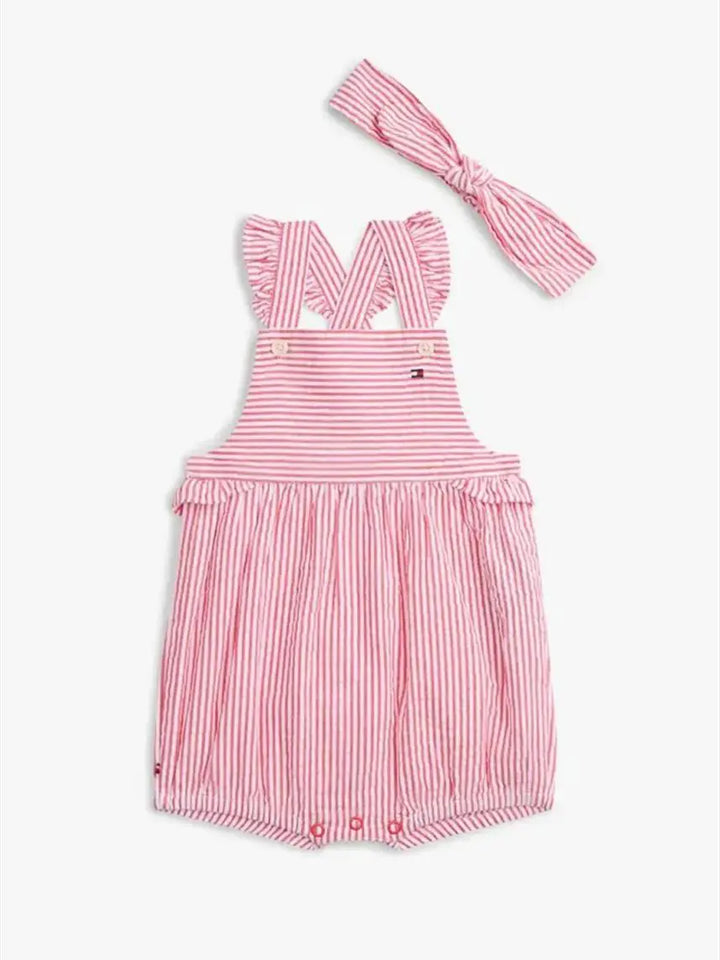 Βρεφικό Σετ Tommy Hilfiger SEERSUCKER SHORTY SET GIFTBOX