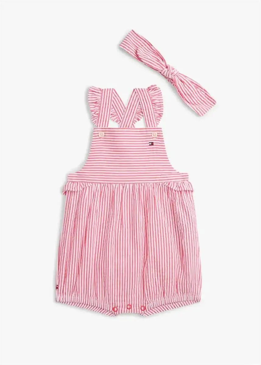 Βρεφικό Σετ Tommy Hilfiger SEERSUCKER SHORTY SET GIFTBOX