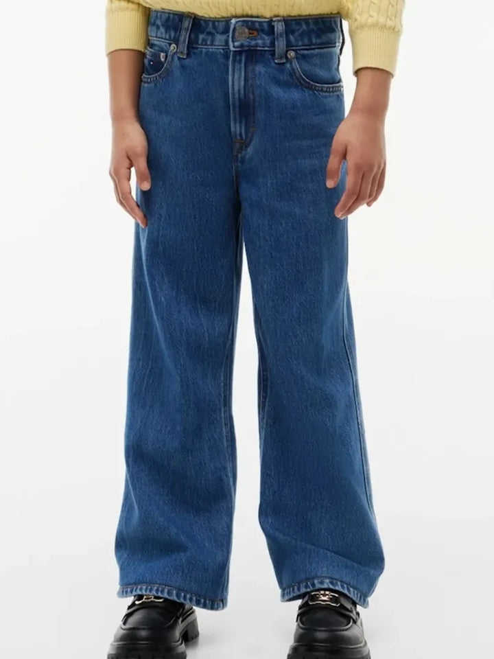 Παιδικό Παντελόνι Tommy Hilfiger MABEL WIDE LEG