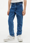 Παιδικό Παντελόνι Tommy Hilfiger STRAIGHT MID WASH JEANS