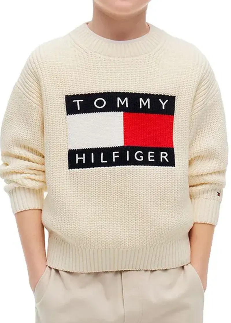 Παιδικό Πουλόβερ Tommy Hilfiger HERITAGE FLAG SWEATER