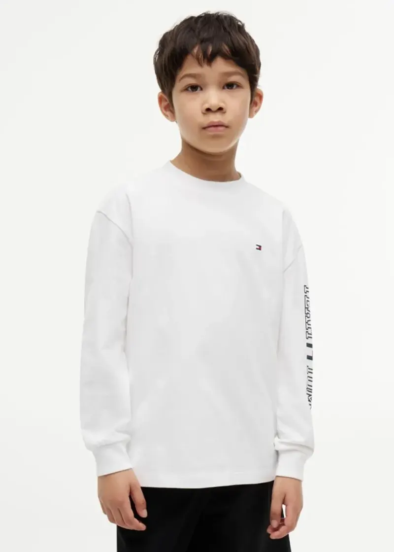 Παιδική Μπλούζα Tommy Hilfiger TEAM TOMMY GRAPHIC T-SHIRT LS