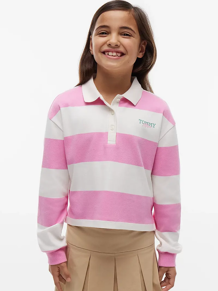 Παιδική Μπλούζα Tommy Hilfiger RUGBY STRIPE POLO LS