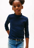 Παιδική Μπλούζα Tommy Hilfiger MOCK NECK TOP LS