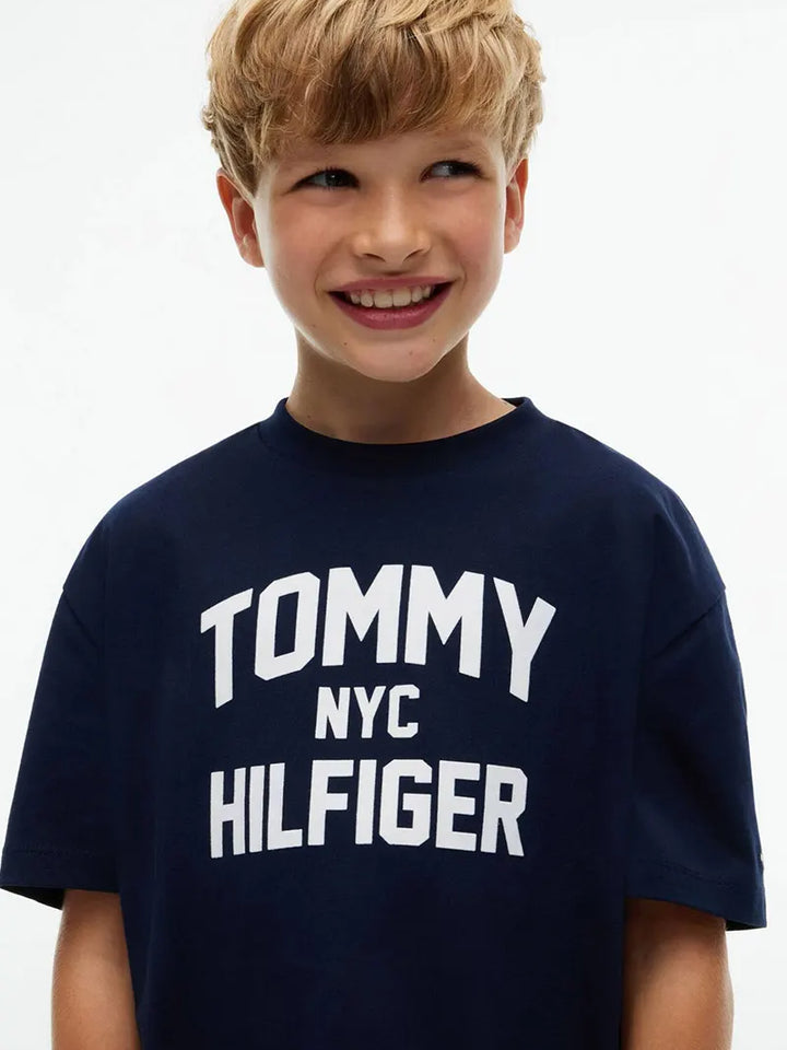 Παιδική Μπλούζα Tommy Hilfiger BRAND LOVE SS