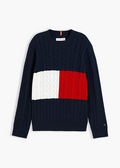 Παιδικό Πουλόβερ Tommy Hilfiger COTTON CABLE SWEATER