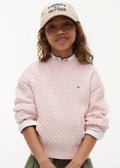 Παιδικό Πουλόβερ Tommy Hilfiger CABLE SWEATER