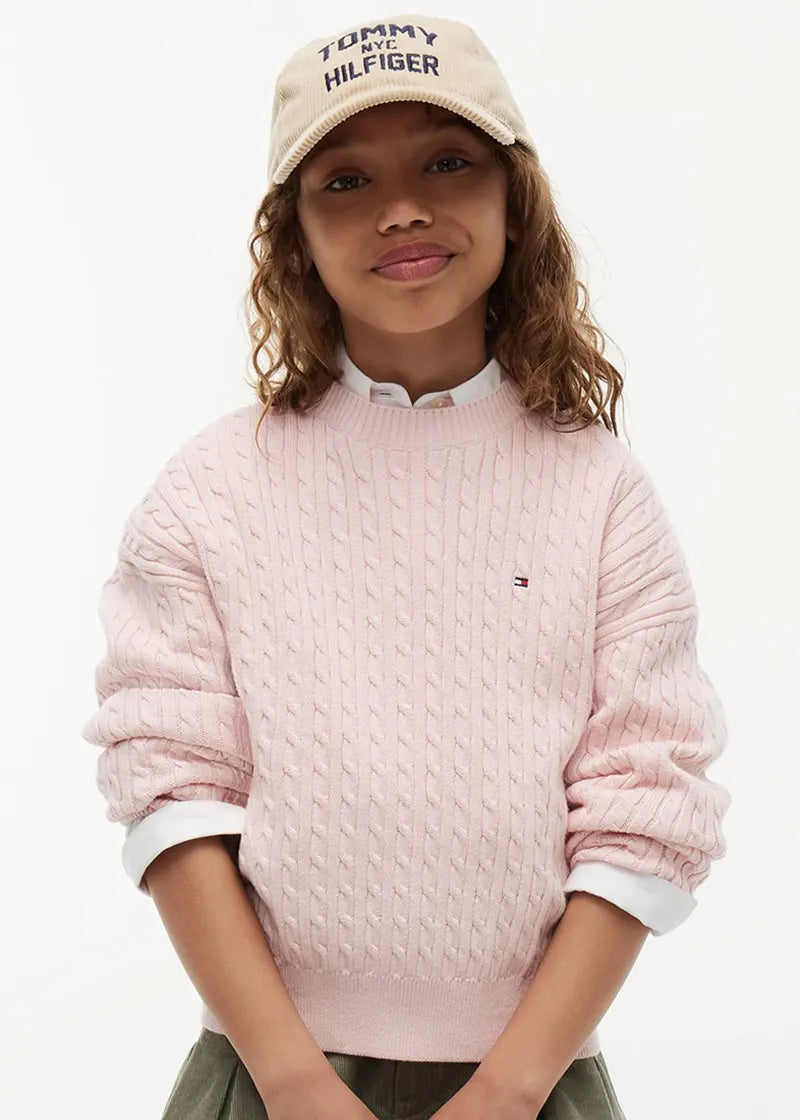 Παιδικό Πουλόβερ Tommy Hilfiger CABLE SWEATER
