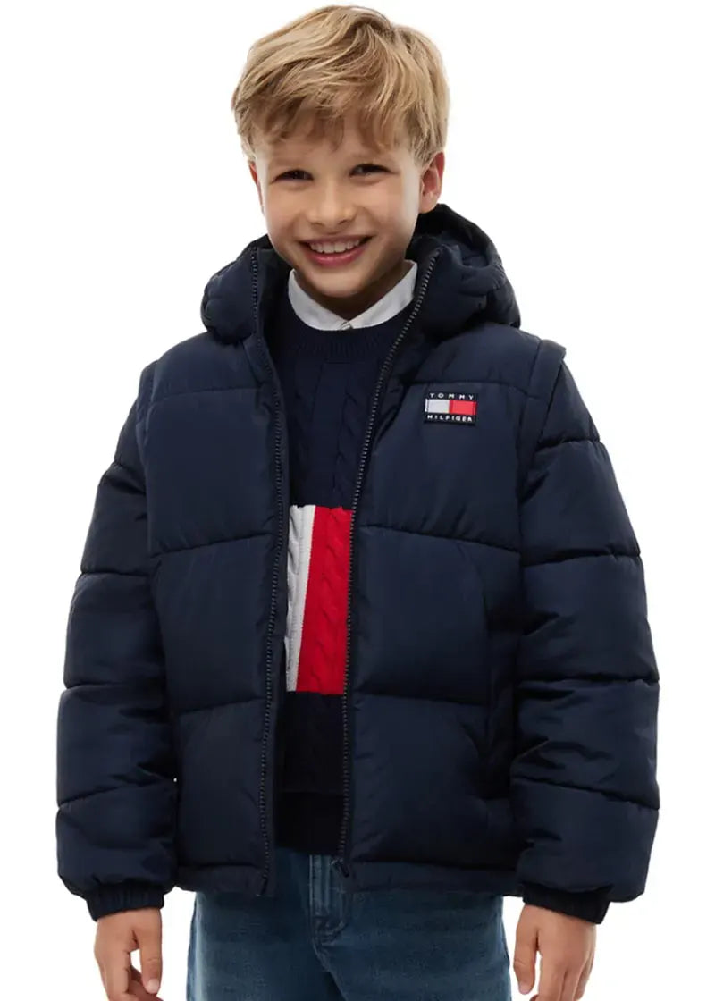 Παιδικό Μπουφάν Tommy Hilfiger BRANDED PUFFER JACKET