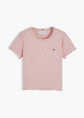 Παιδική Μπλούζα Tommy Hilfiger ESSENTIAL RIB TOP SS