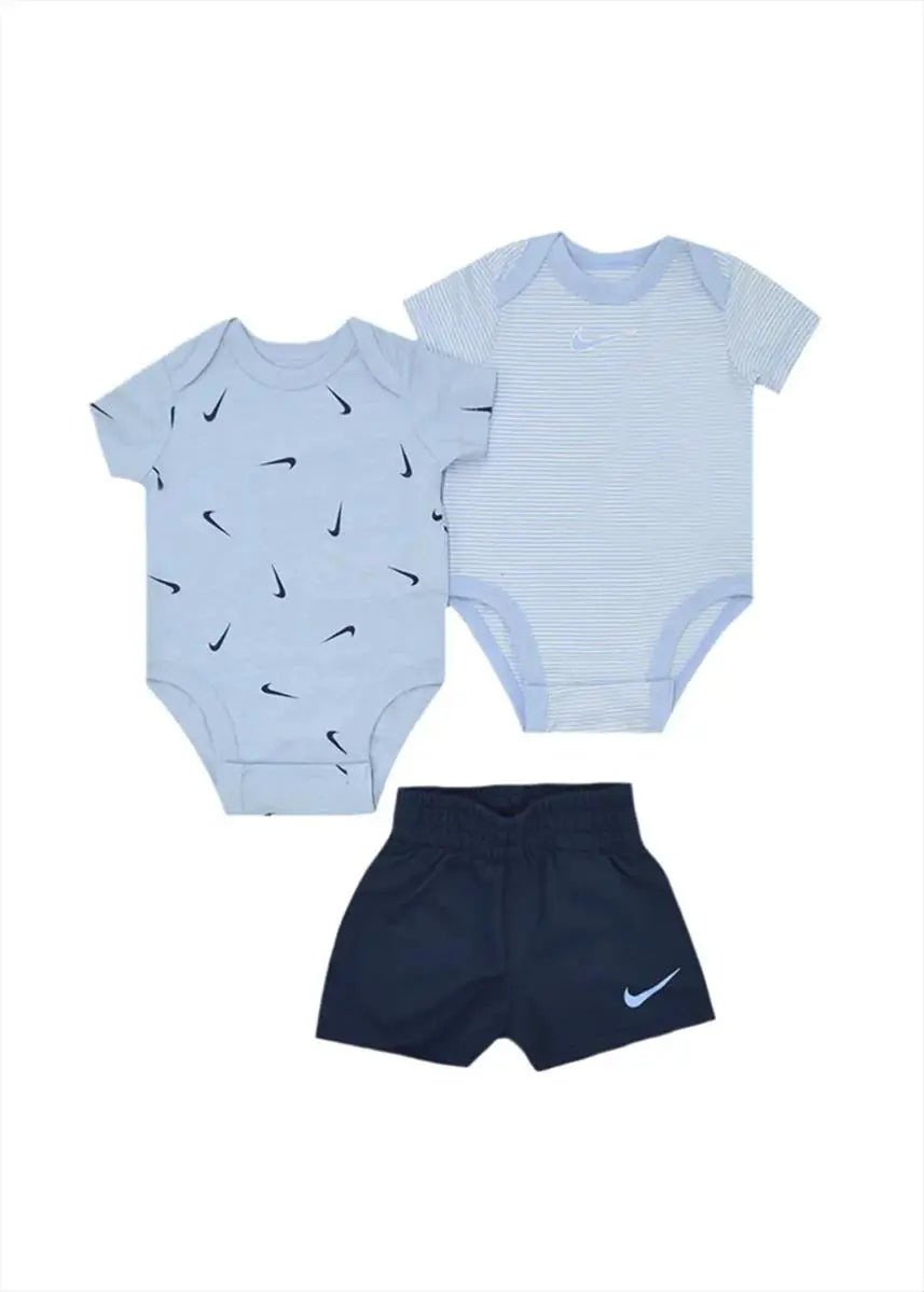Βρεφικό Σετ 3 Τμχ Nike NKN ESSENT STRIPE SWOOSHFETTI SET