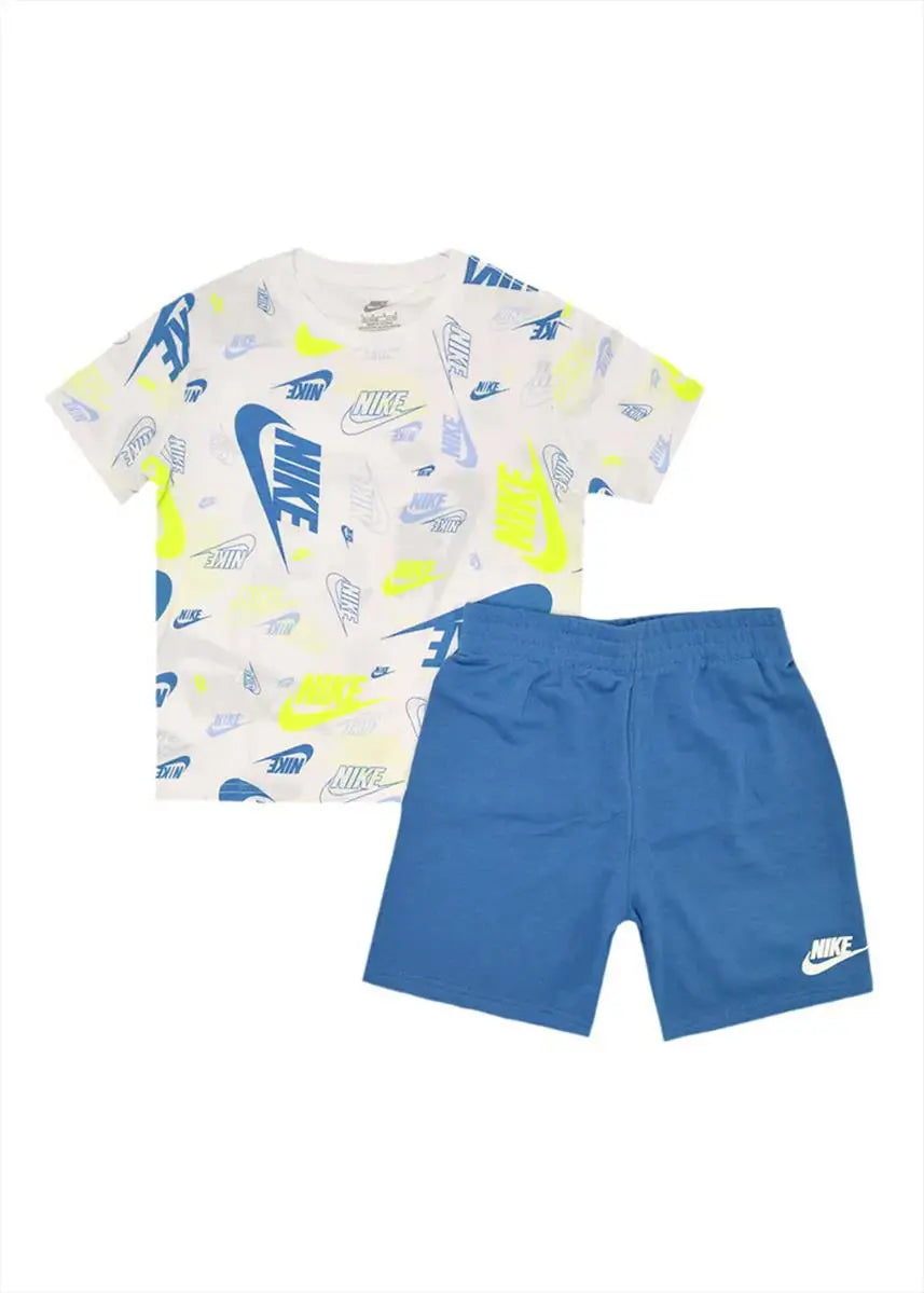 Παιδικό Σετ Nike NKN N NSW AOP LT WT FT SHORT S
