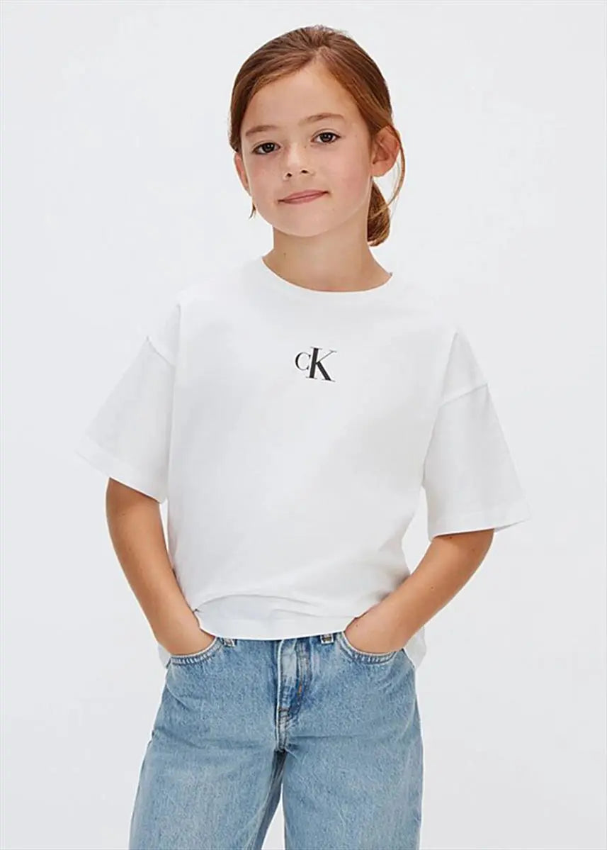 Παιδική Μπλούζα Calvin Klein LOGO BOXY T-SHIRT