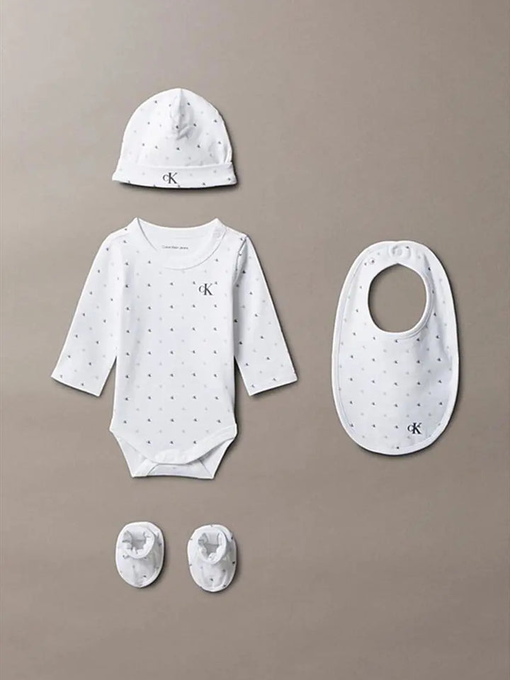 Βρεφικό Σετ 4 Τμχ Calvin Klein AOP GIFTPACK