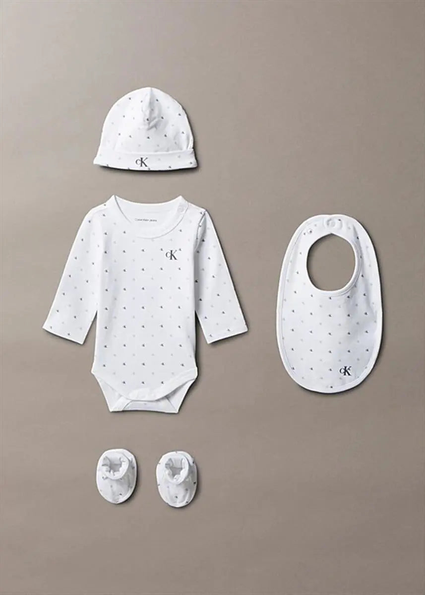 Βρεφικό Σετ 4 Τμχ Calvin Klein AOP GIFTPACK