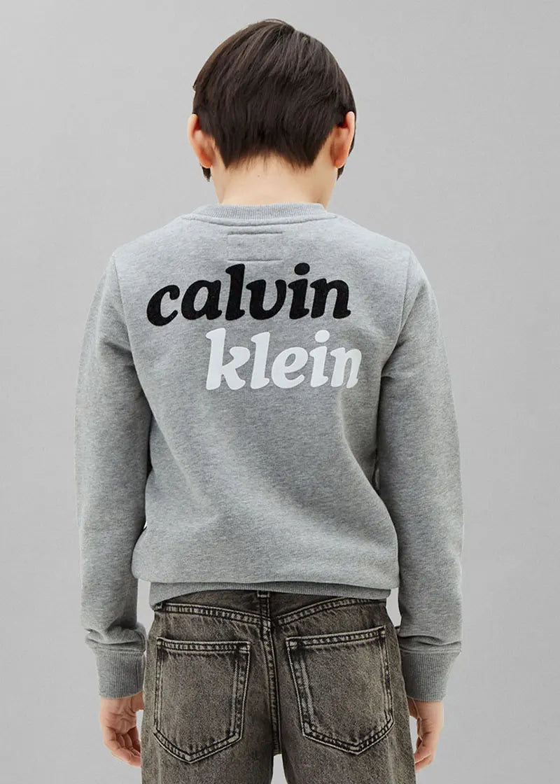 Παιδική Μπλούζα Calvin Klein LOGO FRONT BACK CN