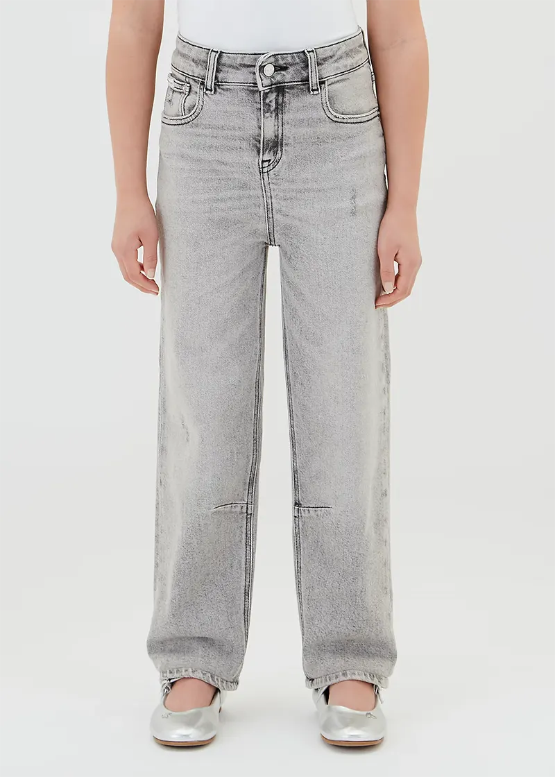 Παιδικό Παντελόνι Calvin Klein BARREL BECKFORD BLUE WASH