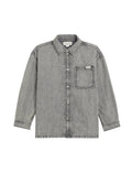 Παιδικό Πουκάμισο Calvin Klein DENIM SHIRT STONE GREY
