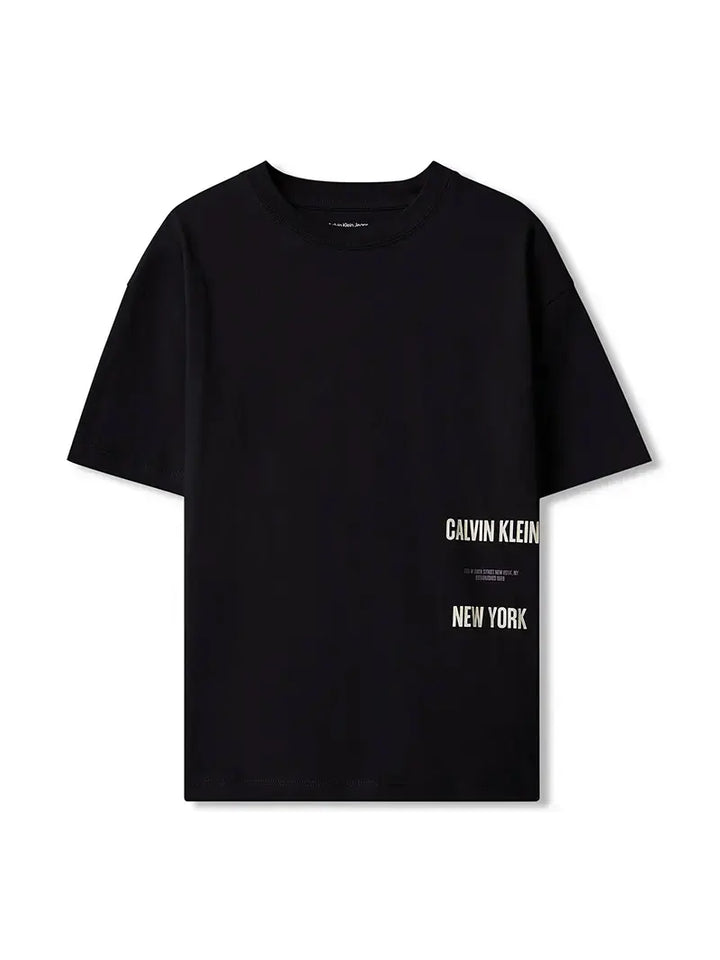 Παιδική Μπλούζα Calvin Klein INTEREST PLACEMENT AW SS T-SHIRT