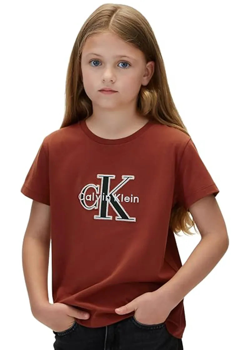 Παιδική Μπλούζα Calvin Klein SEASONAL MONOLOGO SS T-SHIRT