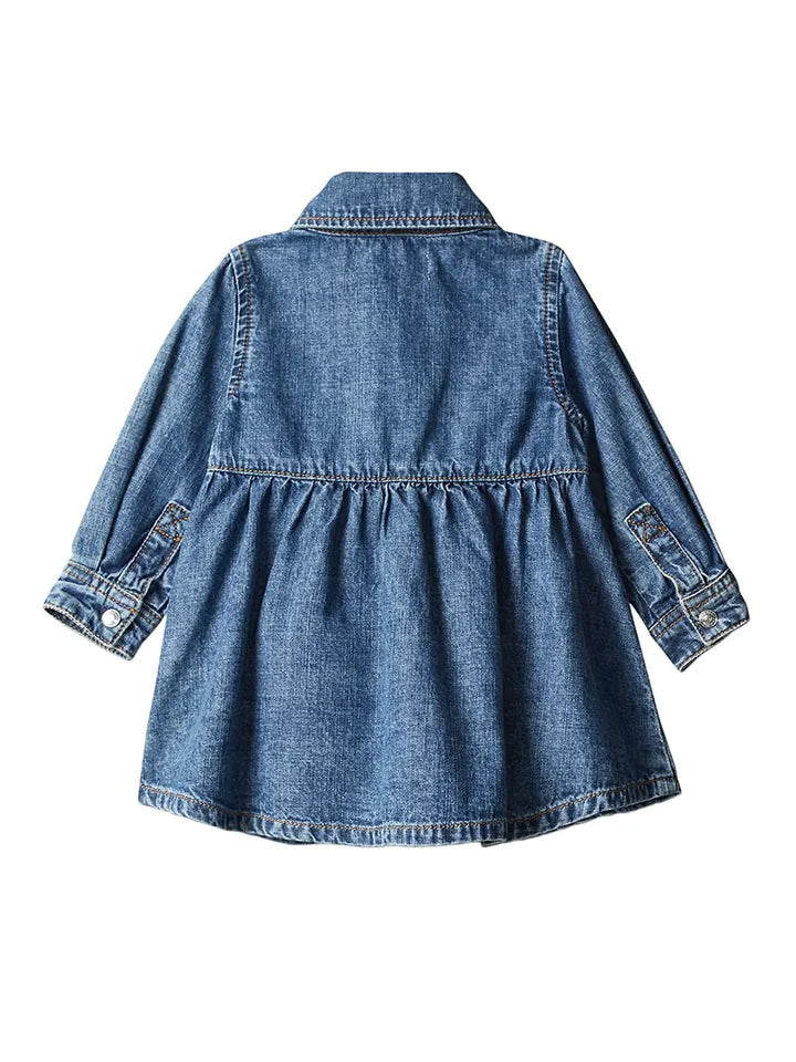 Παιδικό Φόρεμα Calvin Klein BABY LS DENIM DRESS