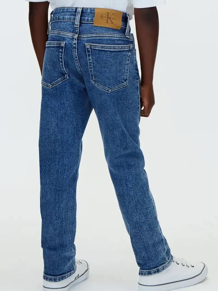 Παιδικό Παντελόνι Calvin Klein DAD BECKFORD BLUE