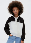 Παιδική Μπλούζα Calvin Klein COLORBLOCK HALF BTN SWEATSHIRT