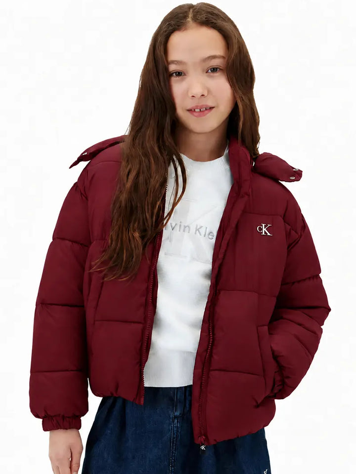 Παιδικό Μπουφάν Calvin Klein MINIME CK SHORT HD PUFFER JACKET