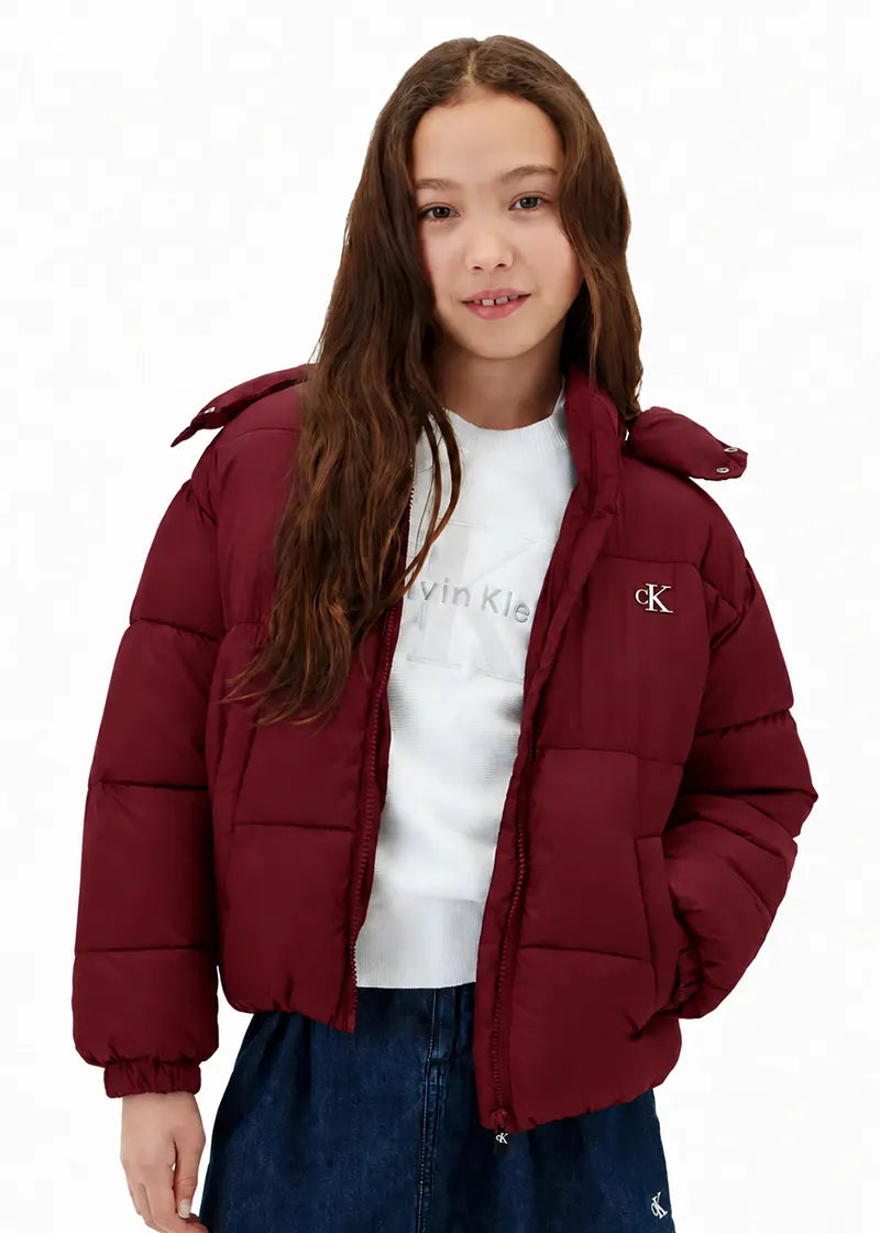 Παιδικό Μπουφάν Calvin Klein MINIME CK SHORT HD PUFFER JACKET