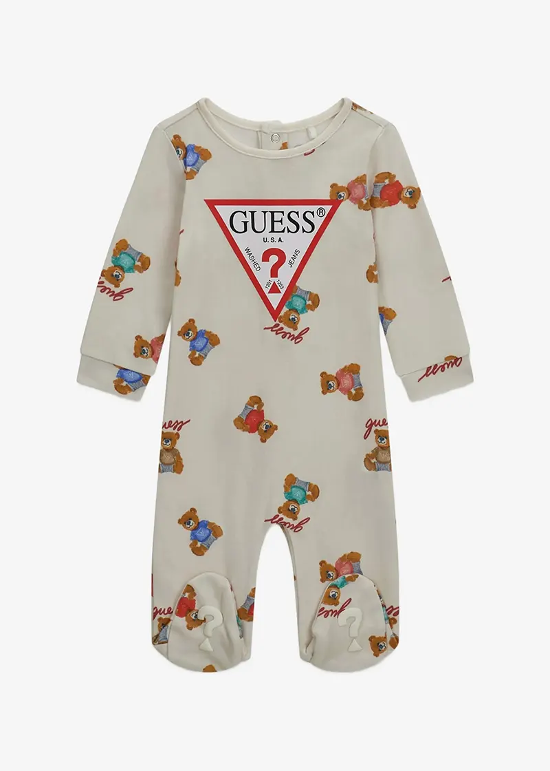Βρεφικό Φορμάκι Guess INTERLOCK OVERALL