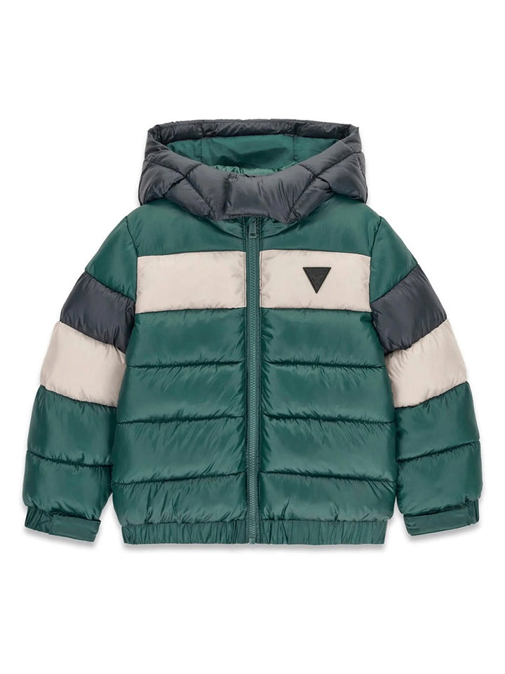 Παιδικό Μπουφάν Guess HOODED LS PUFFER W/ZIP ΜΠΟΥΦΑΝ ΠΑΙΔΙΚΟ BOY