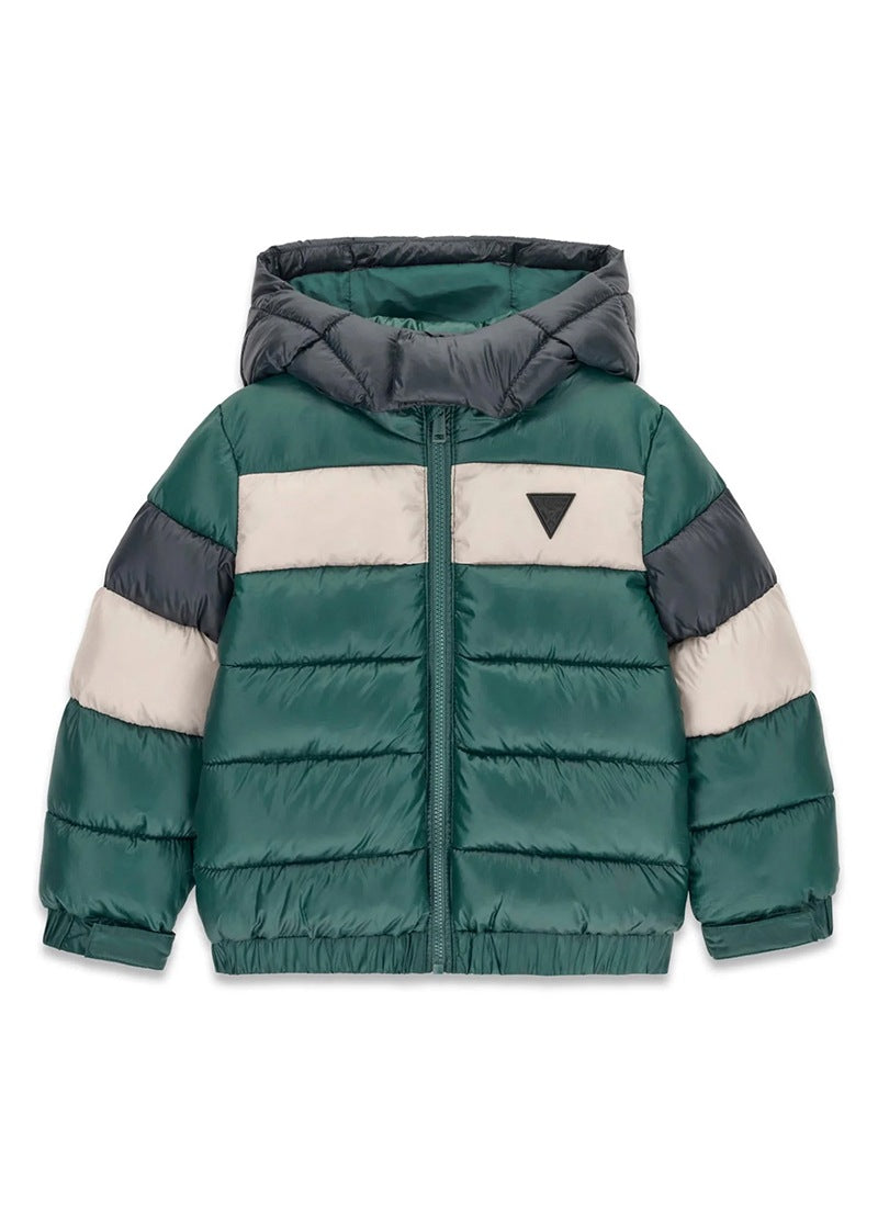 Παιδικό Μπουφάν Guess HOODED LS PUFFER W/ZIP ΜΠΟΥΦΑΝ ΠΑΙΔΙΚΟ BOY