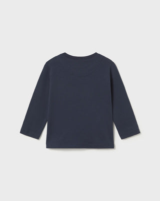 [16-00108-020-12M] Παιδικό T-Shirt Μακρυμάνικο Basic Mayoral (Μπλε (020), 12 Μ)