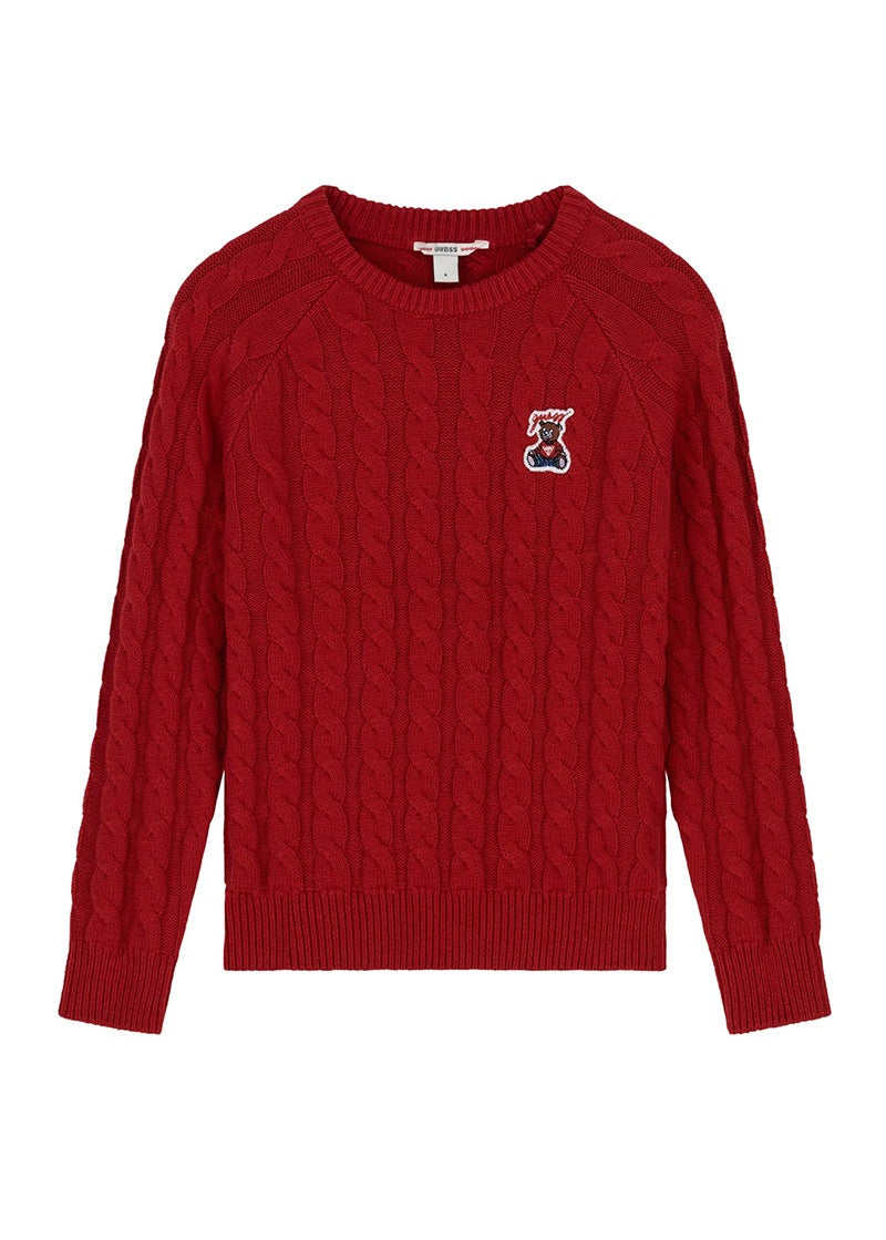 Παιδική Μπλούζα Guess LS SWEATER ΜΠΛΟΥΖΑ UNISEX