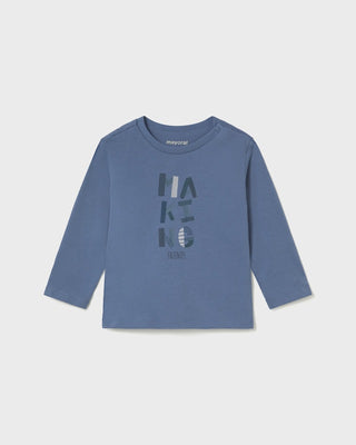 [16-00108-016-2E] Παιδικό T-Shirt Μακρυμάνικο Basic Mayoral (Μπλε, 2 Ε)