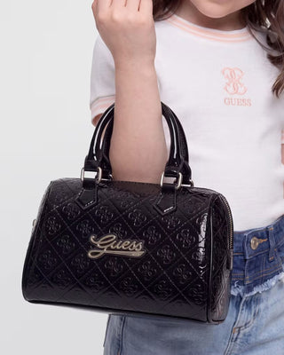 [J6BZ09W3976-JBLK-OneSize] Παιδική Τσάντα Guess MINI BOX SATCHEL ΤΣΑΝΤΑ ΠΑΙΔΙΚΟ GIRL (Μαύρο)